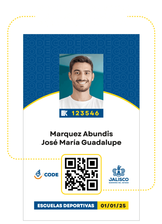 Credencial CODE — escanea el código QR para pagar en línea