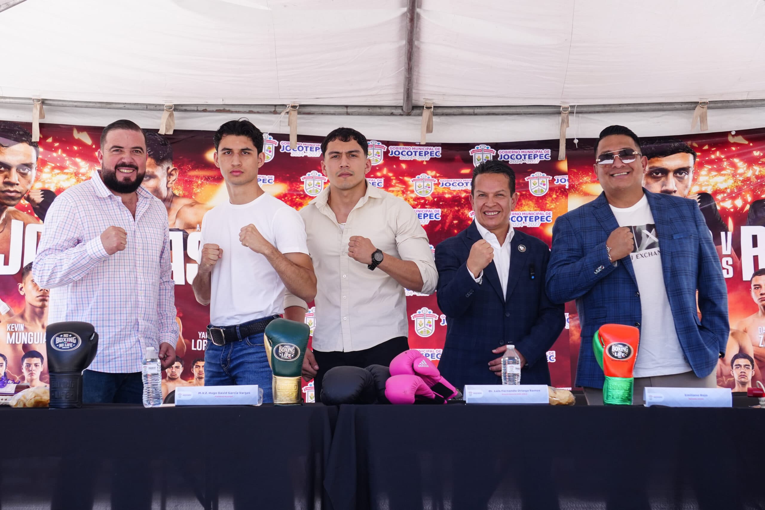 Presentan función “Boxeo en Jocotepec”; impulsan el talento local y el deporte social