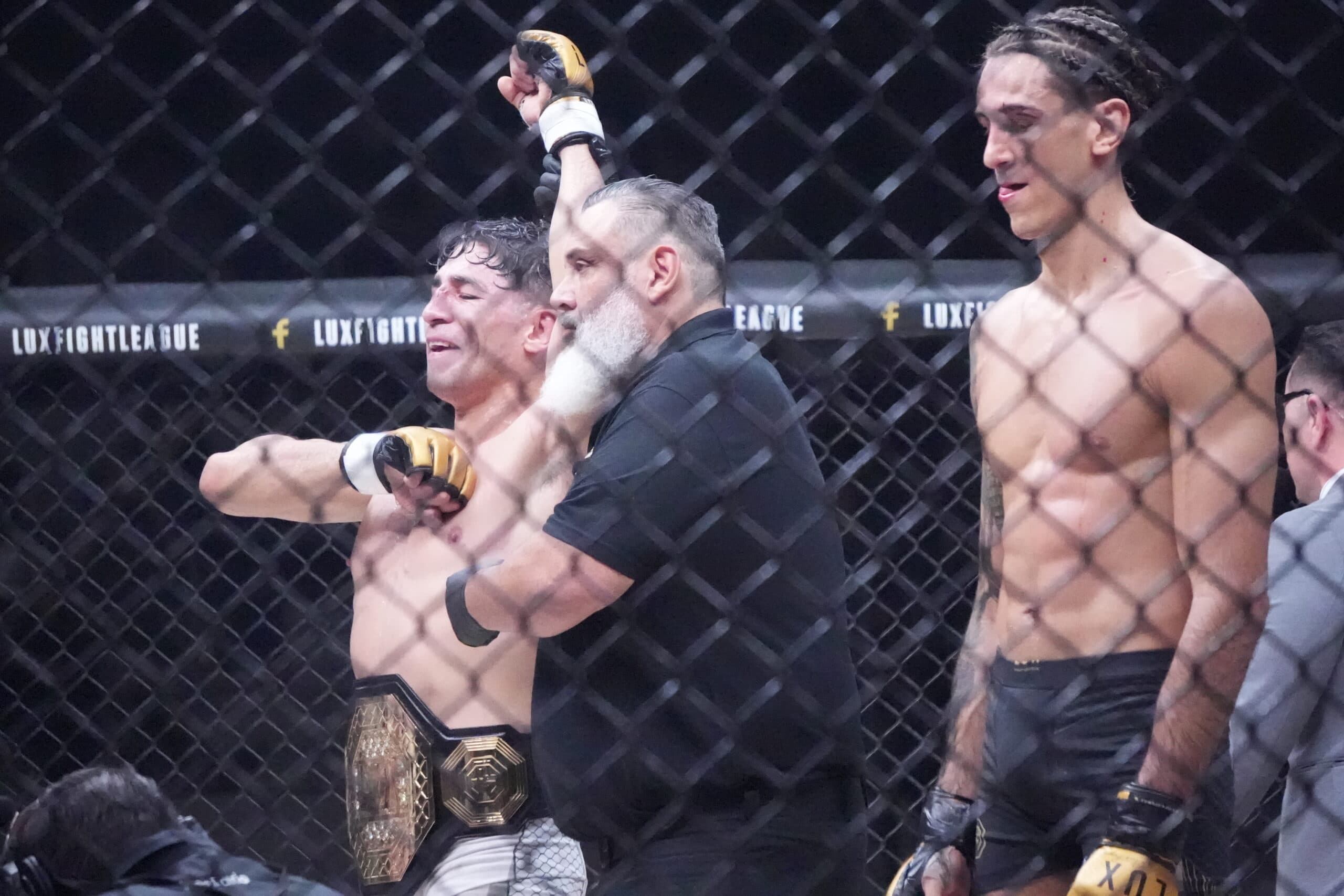 Antonio Suárez se alza como campeón peso Welter de LUX Fight League en el CDAM