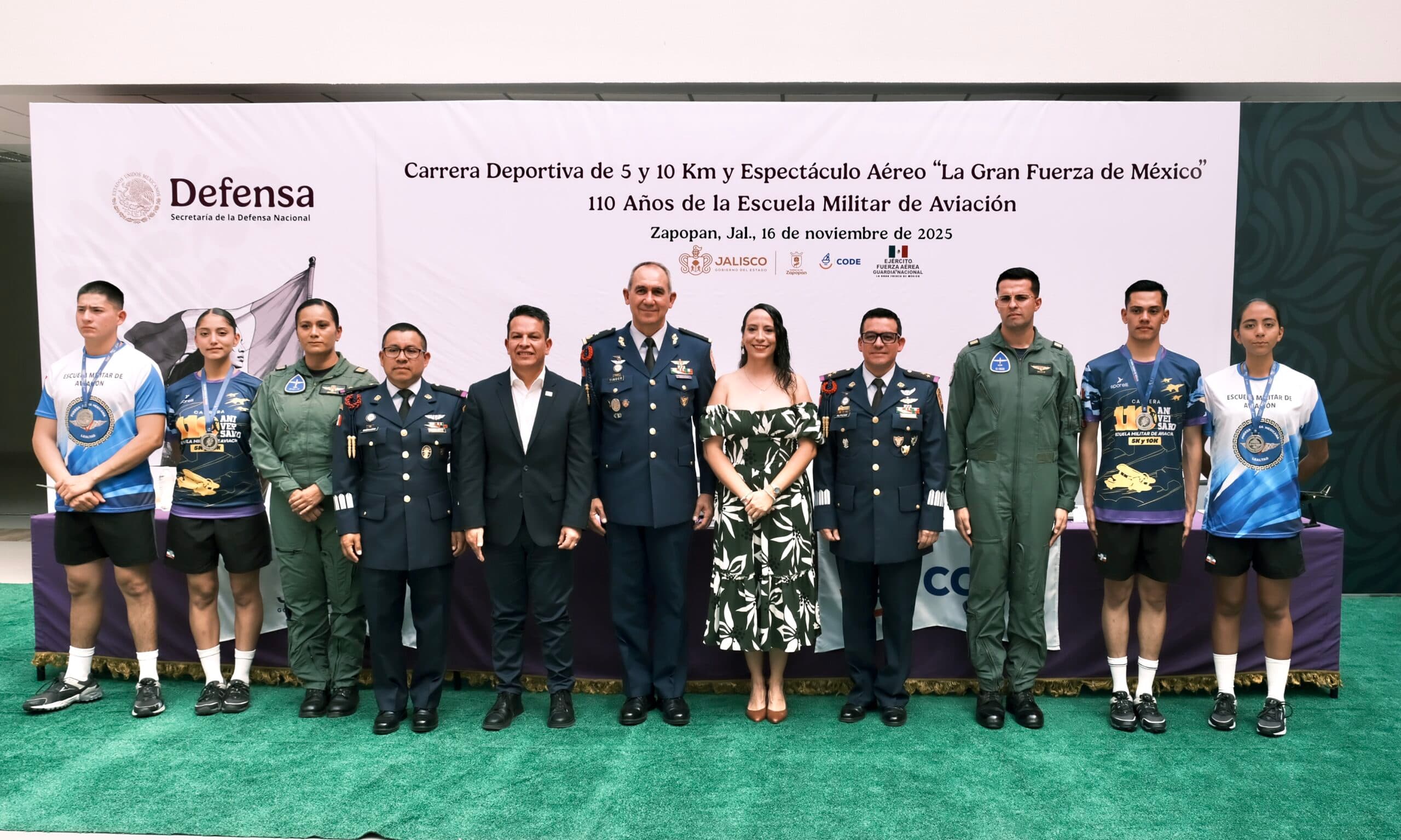 Presentan la Carrera “110 Aniversario Escuela Militar de Aviación” en homenaje al Ejército Mexicano