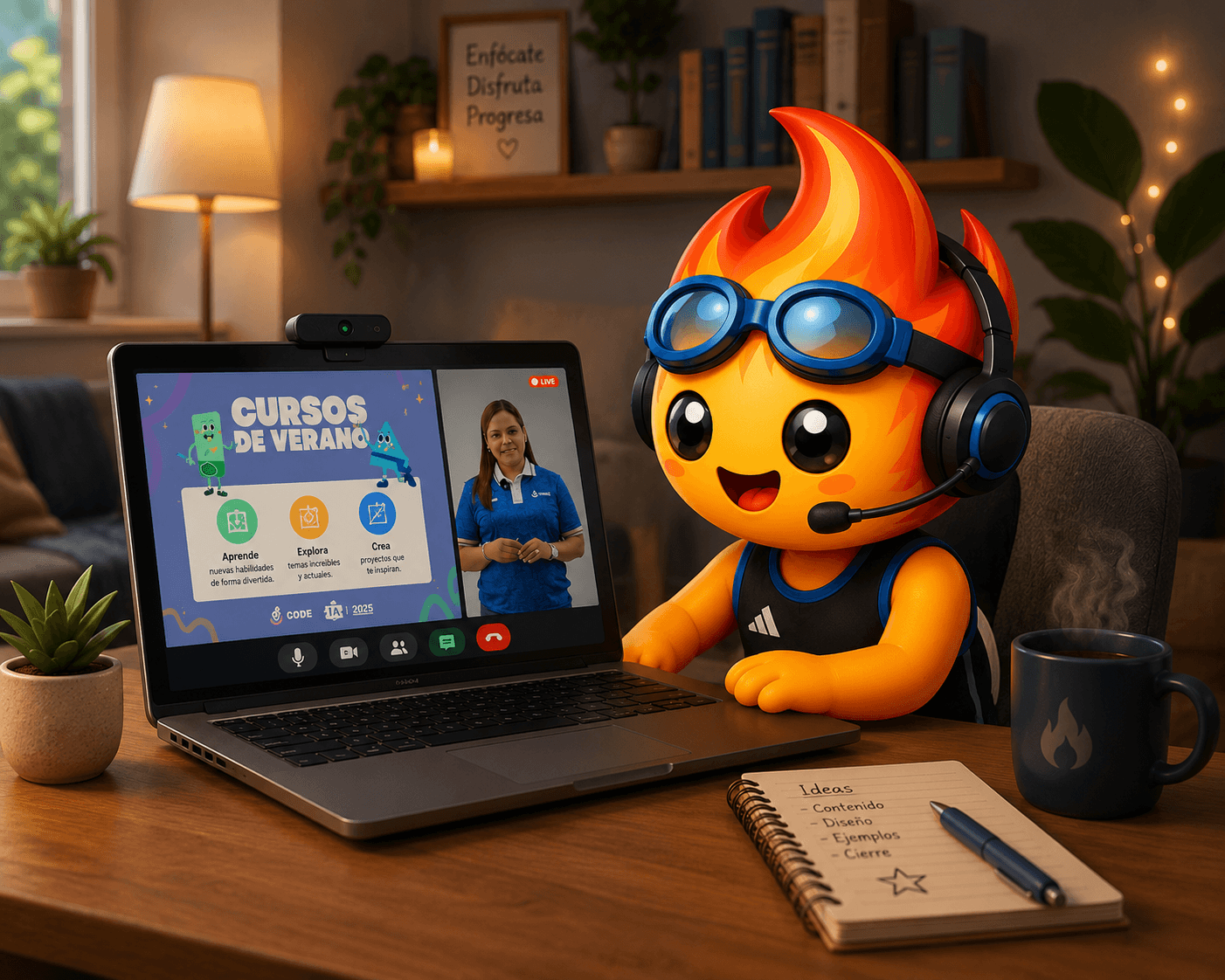 Flami en sesión virtual de Cursos de Verano